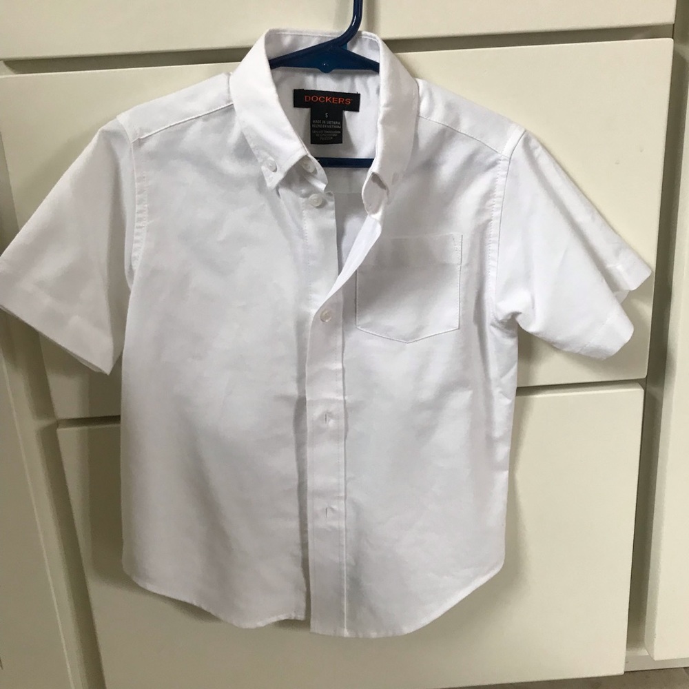 Boys White button down